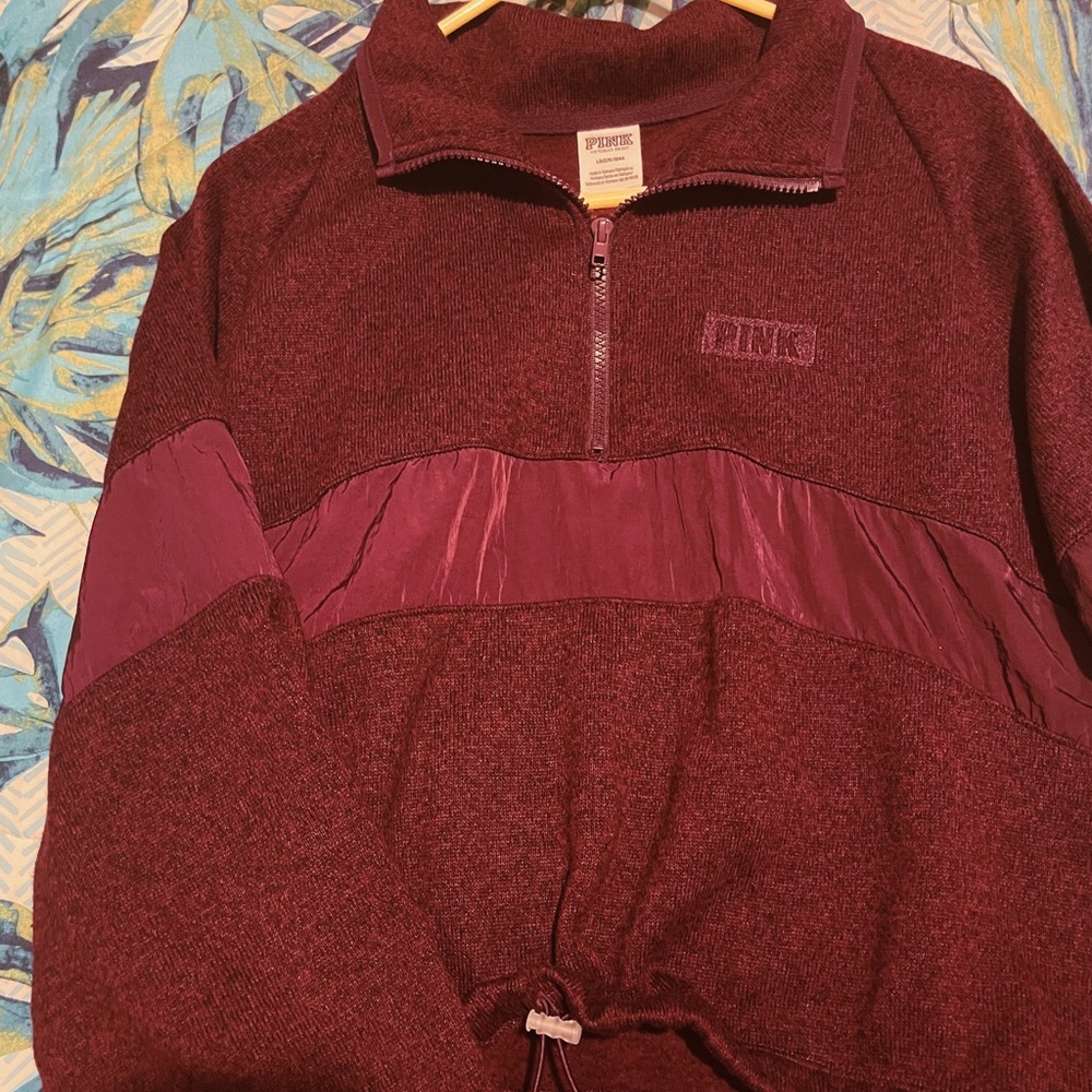 Pink Adjustable Cropped Jacket
